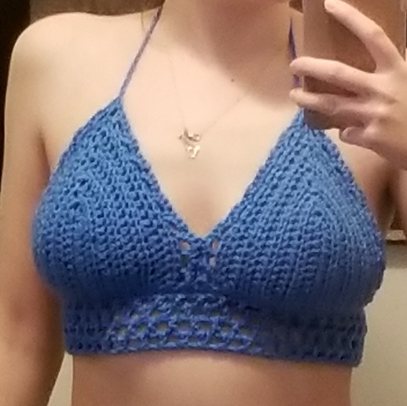 Crochet Bralette/Bikini Handmade - Picture 7 of 11